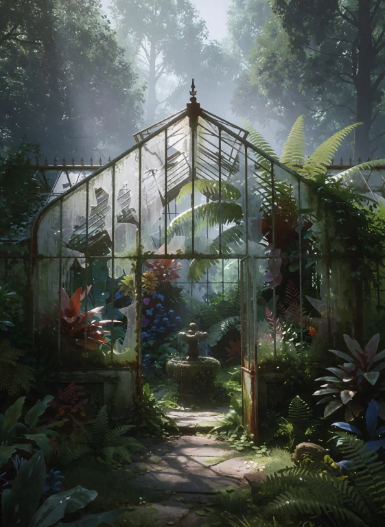 A Breathtaking, Painterly Digital Artwork Of A Forgotten Gre...
