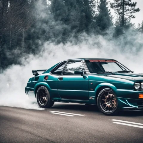 Carhelper, Classicnegative Midnightburnout, Photo Of Nissan... — Stable Diffusion AI Prompt: CarHelper, (classicnegative) (MidnightBurnout), photo of Nissan Skyline