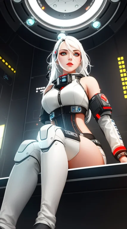 Tiktok Girl, Frombelow1.3 Sitting1.2 Whitehair , Baseballhat...