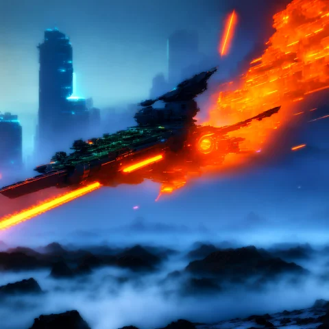 Photo, Scififantasy A Rebellion Against Ai Overlords, To8con... — Stable Diffusion AI Prompt: photo, [scifi|fantasy] a rebellion against aI overlords, (to8contrast style:1) 