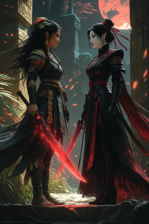 Two Legendary Dark Warriors Meet For The First Time On The R...