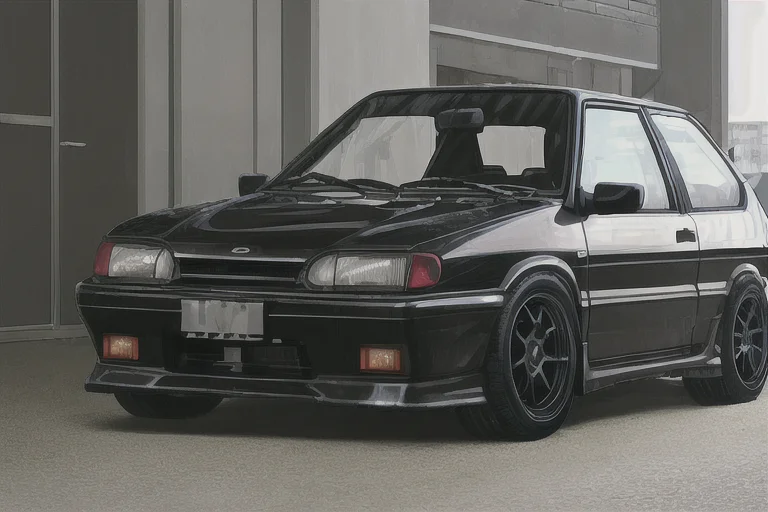Vaz2113, Car Parked By The Building, Streets Of Japan, Under...