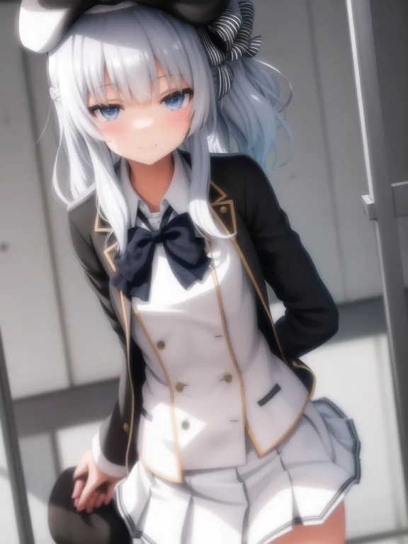 Lorasakayanagiarisu0.7, Solofocus, Black Hat, White Bow, Sch...