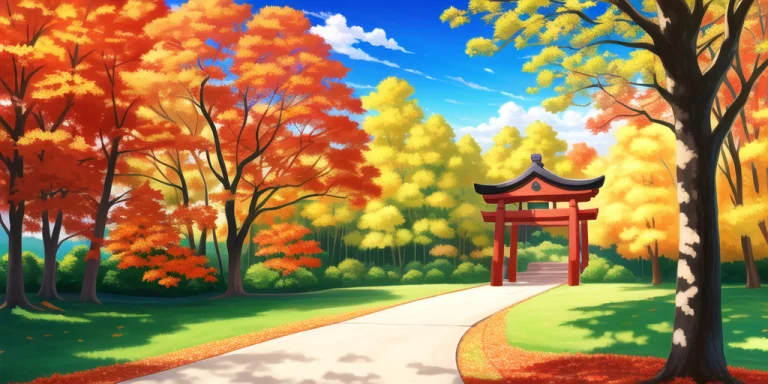 Japanese Festival, Scenery, Detailed, Masterpiece, Autumn, S...