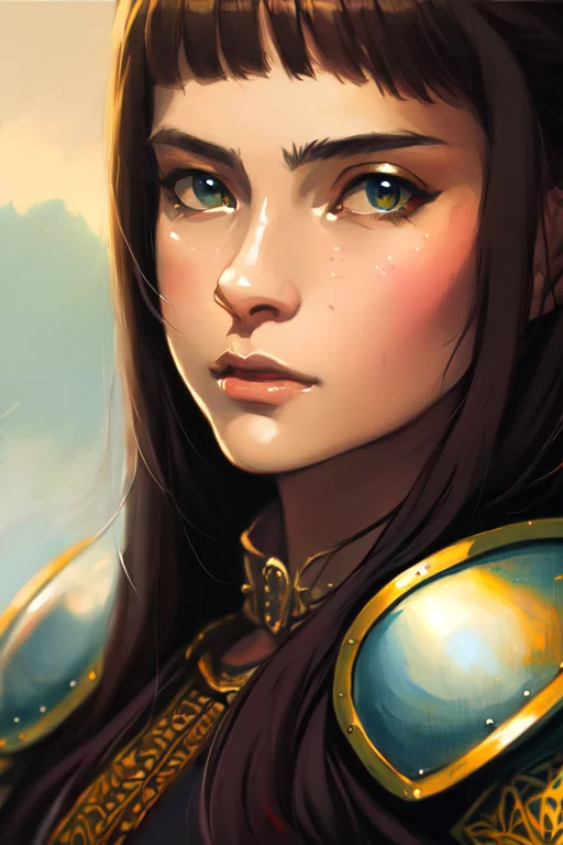 Anime Screencap, Close Up, Modelshoot Style, Extremely Detai...