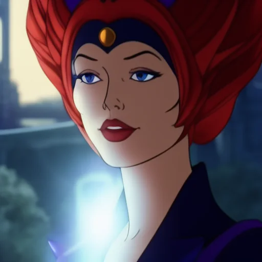 Sexy Cute Brunette Woman, Filmation Motu Style, 3d, 3d Art,...
