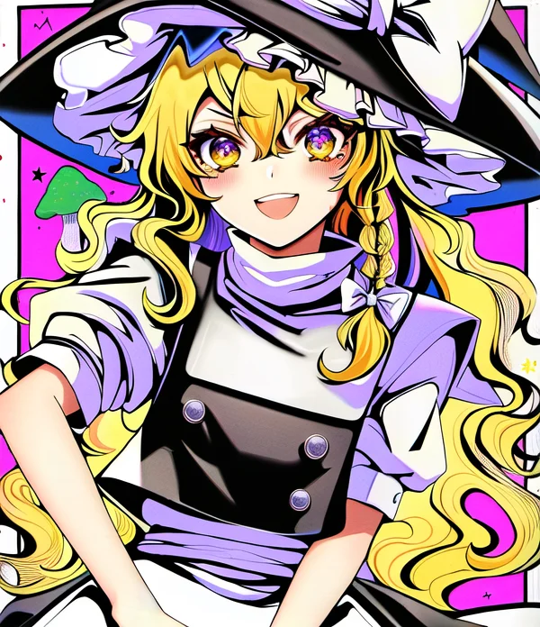 Kirisame Marisa1.4, Happy,  , Star Symbol, Lsd, Psycadelic C...