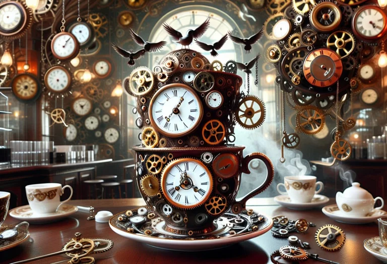 A Beautiful Victorian Coffee Cup Completely Constructed From...