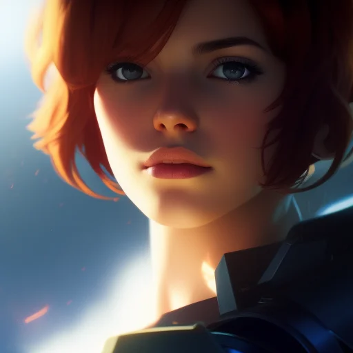 Sexy Cute Brunette, Mix Of Comicmay Artsyle And Redshift Sty...
