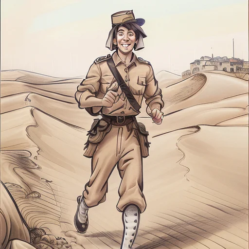 A Cratoon Of One Nice Face French Foreign Legion Smiling Pri...