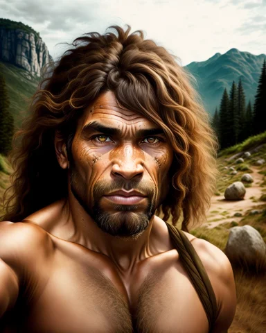 Neanderthal Selfie, Hd, Realistic Photo — Stable Diffusion AI Prompt: neanderthal selfie, hd, realistic photo