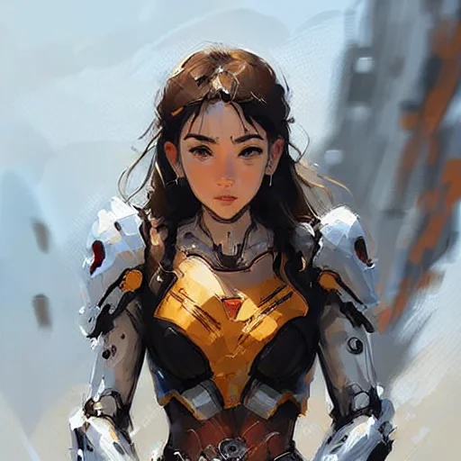Samdoesart Samdoesart Closeup Portrait Of Robot Hand Loraitr...