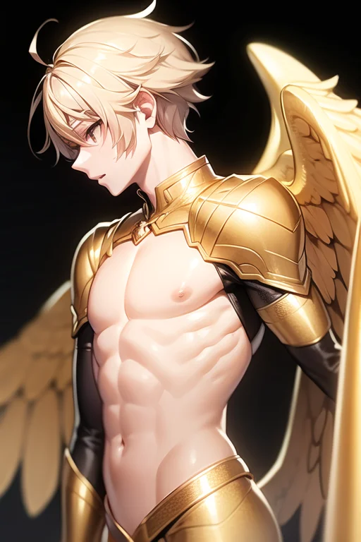 Masterpiece,best Quality,1male, Short Hair,gold Saint, Gold...