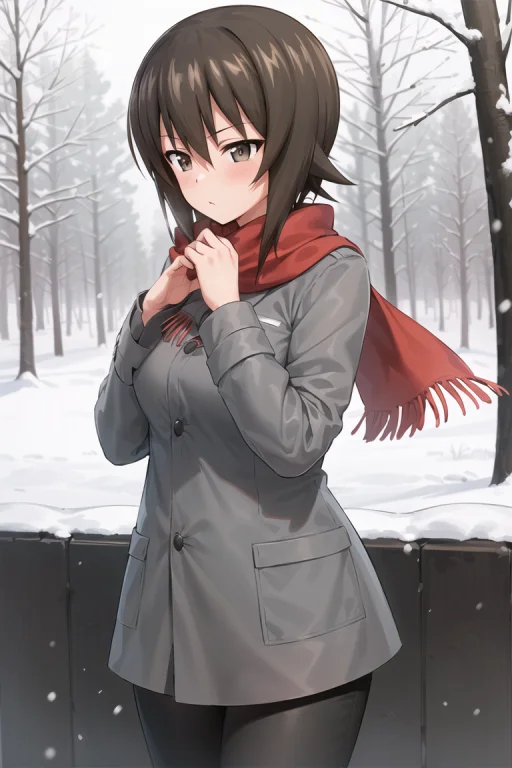 Masterpiece,best Quality, 1girl,solo,girls Und Panzer, Nishi...