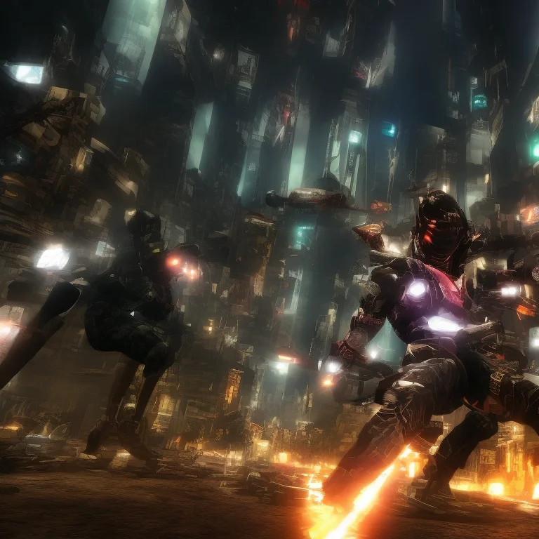 Photo, A Time Travelers Conundrum Cyberninjasamurai Action P...