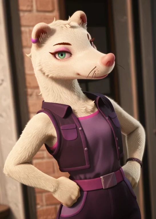 Masterpiece, Best Quality, Solo, 1girl, Tinkerweasel, Furry,...