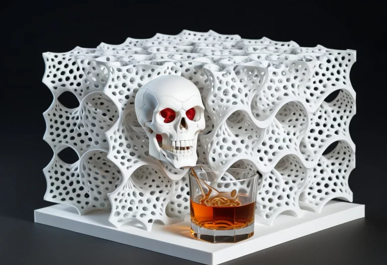Masterpiece, Civbot Sitting In The Bar, Drinking A Shot Of R...