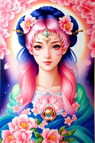 Dream, Peach Blossom, Quiet, Beautiful, High Details, Softmo... — Stable Diffusion AI Prompt: Dream, peach blossom, quiet, beautiful, high details, softmoonlight, deep detail...