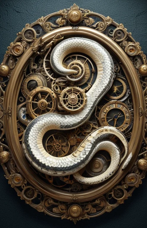 Clockstyle, Loraclockstyle-0000090.3 Snake Made Of Clocks1.5...