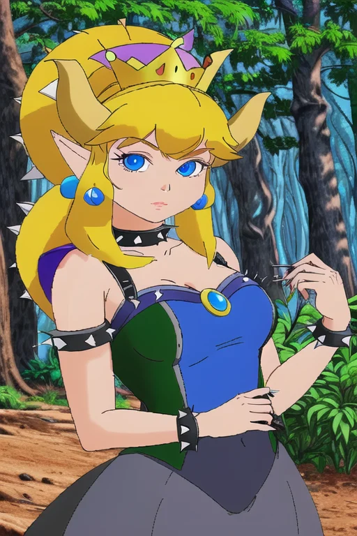 Solo, Bowsette, Lorazelda Cdi0.8, Masterpiece, Best Quality,...