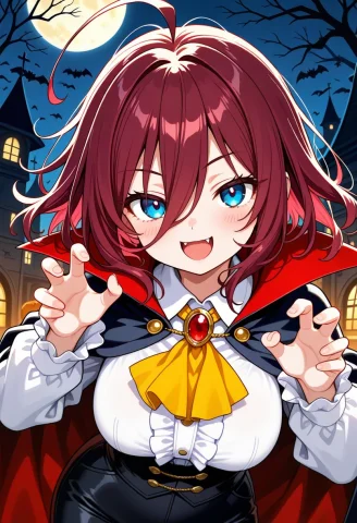 1girl, Solo, Curvy0.8, Dark Blue Eyes Tsurime0.6, Long Eyela... — Stable Diffusion AI Prompt: 1girl, solo, (curvy:0.8), dark blue eyes (tsurime:0.6), long eyelashes, dark red...