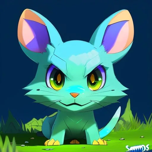 Samdoesarts Style1.3 A Angry Bondi-blue Dirt1.2 Mouse Pokemo...