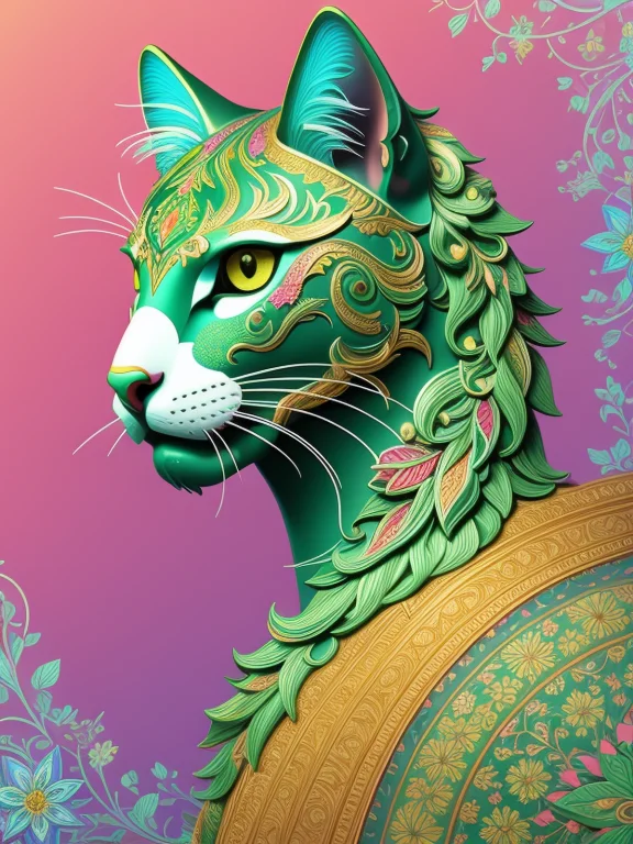 Beautiful Colourful Highly Detailed Incredibly Ornate Decora...