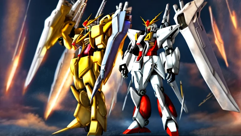 Anime, Standing, Vibrant Colors1, Xi Gundam1, Lorajohnsondes...