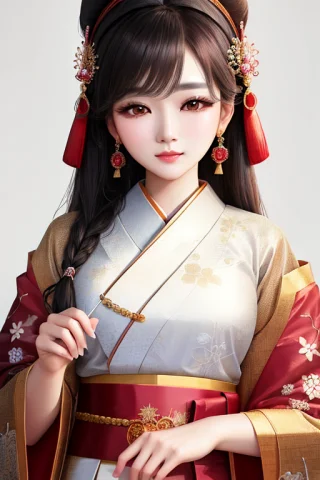 A Beautiful Korean Kpop Woman Wearing Traditional Korean Wea... — Stable Diffusion AI Prompt: a beautiful korean kpop woman wearing traditional korean wears, (masterpiece), (...