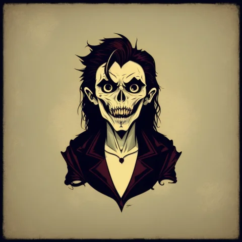 Vampire In Printdesign Style — Stable Diffusion AI Prompt: vampire in PrintDesign Style