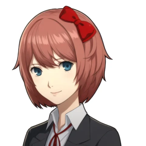 1girl, Portrait, Sayorischool, Sayori Doki Doki Literature C... — Stable Diffusion AI Prompt: 1girl, portrait, sayorischool, sayori \(doki doki literature club\), white backg...