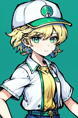 Artbytokiame, Masterpiece, Best Quality, 1girl, Aqua Eyes, B... — Stable Diffusion AI Prompt: artbytokiame, (masterpiece, best quality), 1girl, aqua eyes, baseball cap, blond...