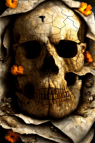 Parchart1.15, Knollingcase, Scifi Case In Form Of A Scary Sk... — Stable Diffusion AI Prompt: (ParchArt:1.15), knollingcase, (((scifi case in form of a scary skeleton))) fulf...