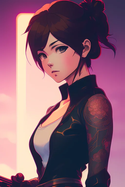 Kuvshinov1.2, Dreamlikeart1, Nvinkpunk1, Anime Style, Portra...