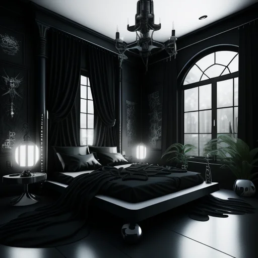 A Neo Goth Style Bedroom Lorabedroomailora0.5