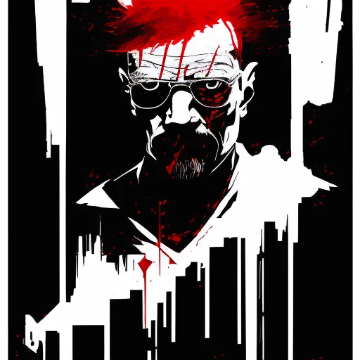 Walter White, Black And Red Color Scheme, Sincityiamyork