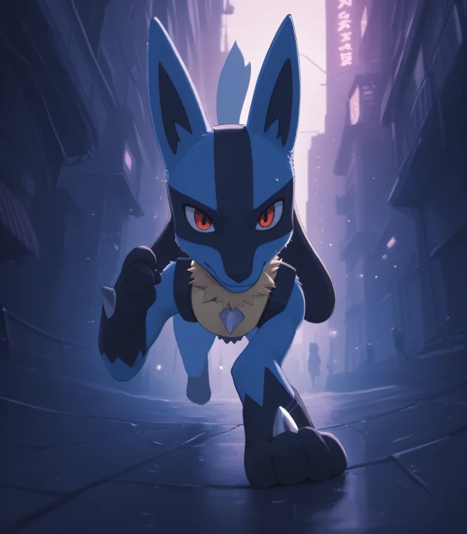 Score9, Score8up, Score7up, Lucario, Solo, Pokemon, Portrait...