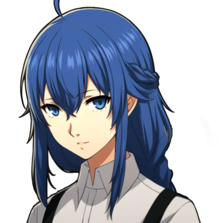 Masterpiece, Perfect Face,1girl, Ahoge, Portrait, Solo, Whit...