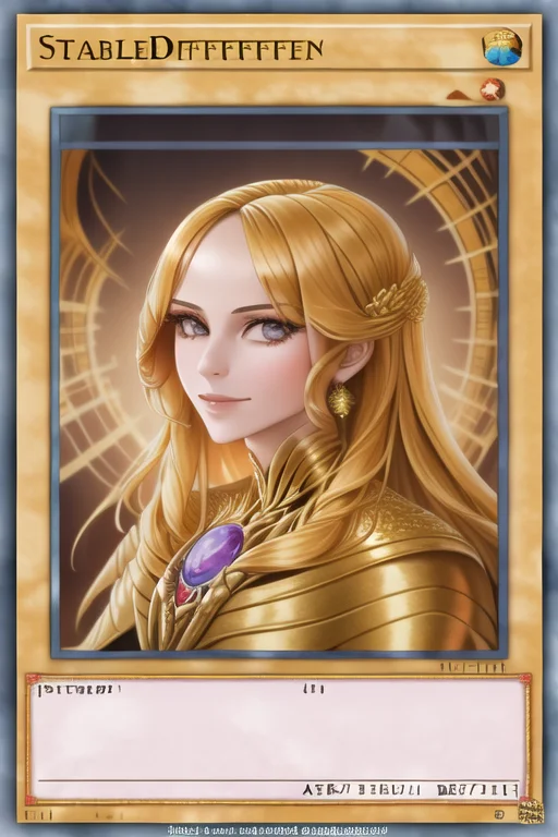 A Portrait Of Golden Woman