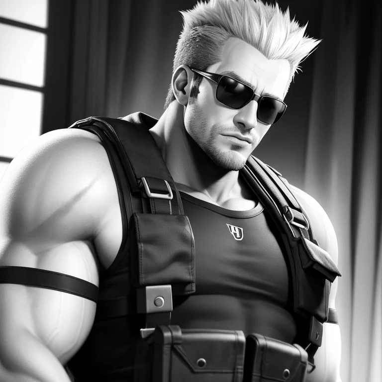 Loradukenukem0.6, Duke Nukem, Monochrome