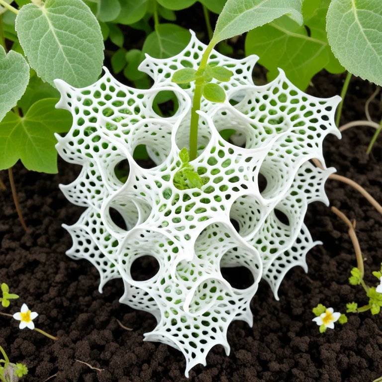 A Lush Overgrown Garden Where Every Stem, Leaf, And Vine Is...