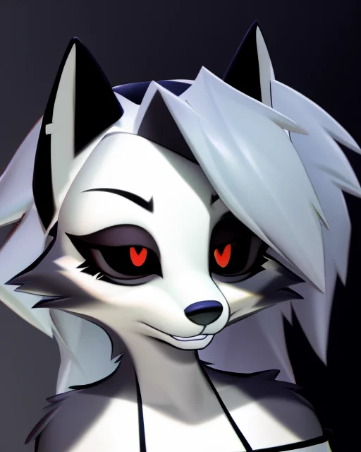 Loona, Furry, Anthro, Eyes, Eyebags, Tired, Shaded Face, An...
