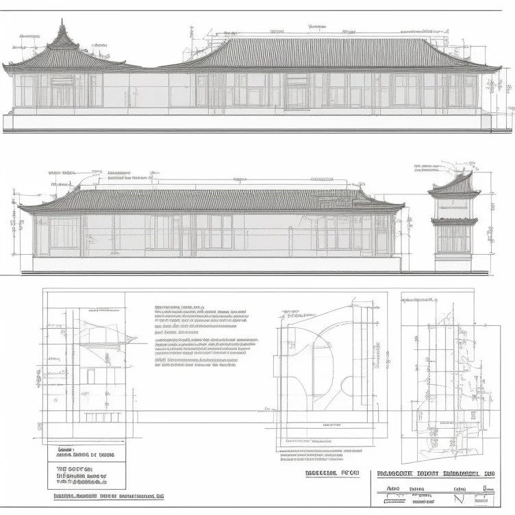 Chst Architectural Designs For A Buddhist Temple, Ingredient...