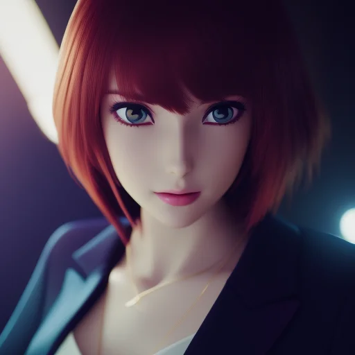 Sexy Cute Brunette, Ghibli Style, 3d, 3d Art, 4k, 8 K Artist...