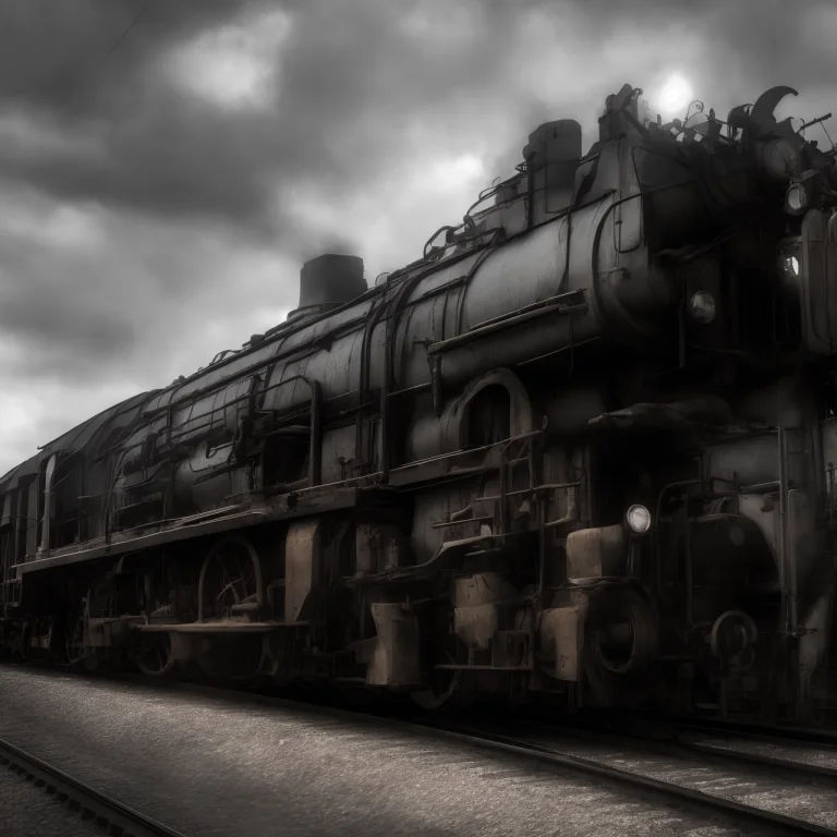 Photo, Steampunkcyberpunk A Ghost Haunts A High-tech Train S...