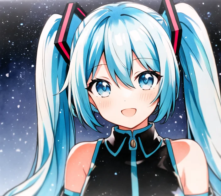 Hatsune Miku, Hypernetqqqrinkappp0.775, Starryskyprint, Star...