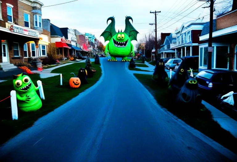 A Street Inhabited By The Entire Monster Mash, Clifton Hill,...