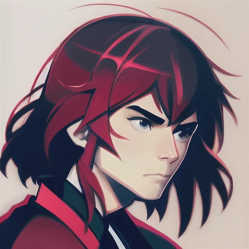 A Man In A Red Kimono, Loraluisaplorastyles51