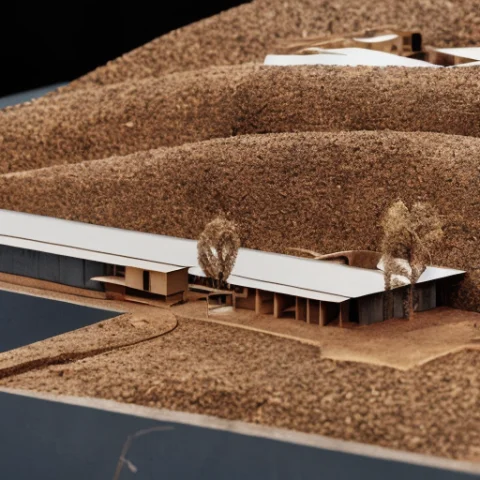 Modern Architecture, Corbusier Style, Handmade Model Style,... — Stable Diffusion AI Prompt: Modern architecture, Corbusier style, handmade model style, detail close-up, 4k,...