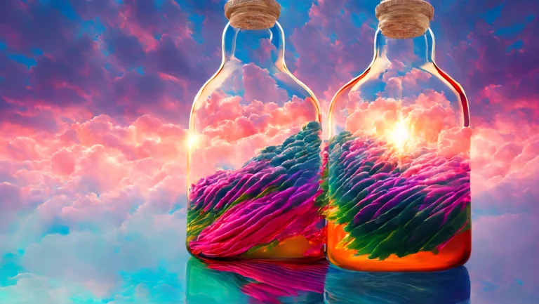 Cloud In A Bottle, Artwork, Vortex, Psychedelic, Fractal, Or...